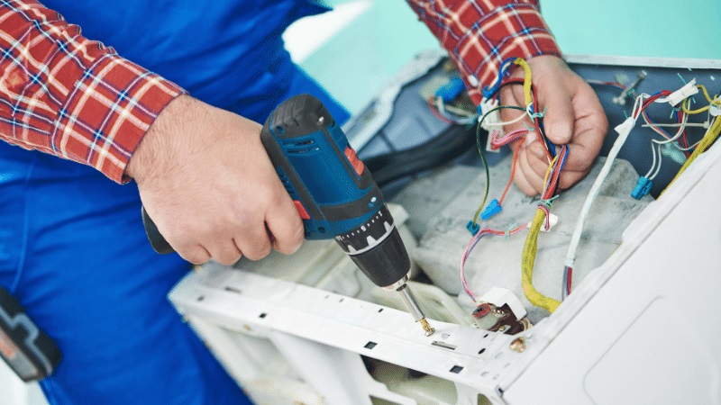 Yenimahalle Profilo Profilo çamaşır makinesi kart tamiri – Su almama arızası orijinal parça ile giderildi. - Teknik servis örneği